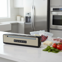 Scelleuse sous vide portable rechargeable par USB, mini scelleuse alimentaire à piles pour la cuisine et le camping
