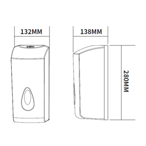 Dispenser Automatico di Sapone Igienizzante Elettronico Boston in Ottone e ABS, Capacità 1000ml, per Casa, Hotel, Uso Pubblico, Tipo a Pompa Liquida - Product Image 2