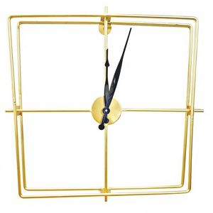 Classic Modern Metal <b>Wall</b> <b>Clock</b> Round <b>Digital</b> Mechanical Silent Luminous Design for Living Room Hanging Decor - Product Image 1