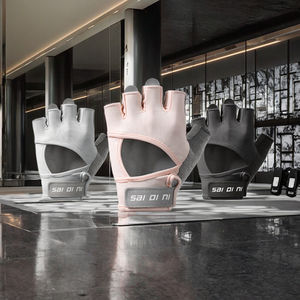 Guantes Deportivos de Gimnasio para Mujer, de Alta Calidad, de Poliéster, para Levantamiento de Pesas, con Ranuras Antideslizantes para los Dedos - Product Image 3