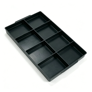 ถาดบรรจุภัณฑ์แบบป้องกันไฟฟ้าสถิตย์สำหรับแผงวงจรพิมพ์ (PCB) รุ่น Heavy Duty พร้อมเซลล์นำไฟฟ้าที่ช่วยในการจัดการชุดสาย AV - Product Image 1