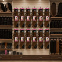 Extensions de cheveux synthétiques Julianna Kanekalon Futura Fiber Pack, postiches à enrouler avec pince à griffes et cordon de serrage, queues de cheval, vente en gros