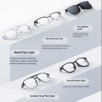 Lunettes audio intelligentes Mi Home, édition Enjoy, modèle demi-cadre carré