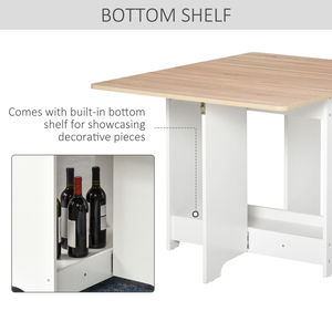 <span class=keywords><strong>Table</strong></span> de salle à manger pliable en forme de feuilles, bureau avec support pour rangement, offre spéciale - Product Image 5