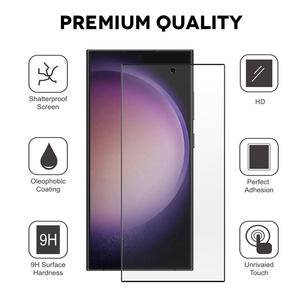 ฟิล์มกันรอยแบบเต็มจอ Samsung Galaxy S24 Series 9H HD Glass Silk Print กระจกนิรภัยสำหรับ Samsung S24 Ultra - Product Image 5