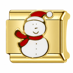 Nuevos Productos de Navidad: Pulsera de Acero Inoxidable Italiana con Dijes DIY, Baño de Oro, Colgante Esmaltado, Brazalete, Joyería de Regalo de Papá Noel - Product Image 5