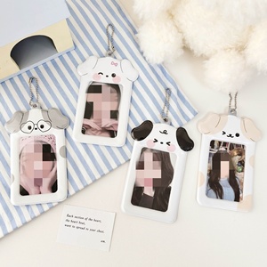 Porte-clés <span class=keywords><strong>photo</strong></span> <span class=keywords><strong>en</strong></span> acrylique de 3 pouces avec animaux de dessin animé mignons, porte-cartes <span class=keywords><strong>photo</strong></span> pour album Kpop, porte-cartes <span class=keywords><strong>d</strong></span>'affichage, porte-clés <span class=keywords><strong>photo</strong></span> - Product Image 2
