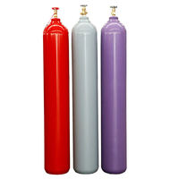 Cilindro de gas co2, cilindro de gas sin costuras, vacío, Azul, de helio, 50 litros