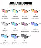 Vente en gros de nouvelles lunettes de soleil tendance pour vélo d'équitation lunettes de soleil unisexes avec protection UV pour le sport et la course à pied