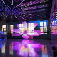Écran LED en maille transparente pour publicité vidéo, personnalisable en couleur et en taille, pour intérieur, fabriqué en usine
