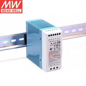 Fuente de Alimentación <span class=keywords><strong>MEAN</strong></span> <span class=keywords><strong>WELL</strong></span> Serie <span class=keywords><strong>MDR</strong></span> de 10W a 100W para Montaje en Riel DIN, Baja Pérdida sin Carga <0.75W para Automatización de Edificios y Hogar Inteligente - Product Image 5