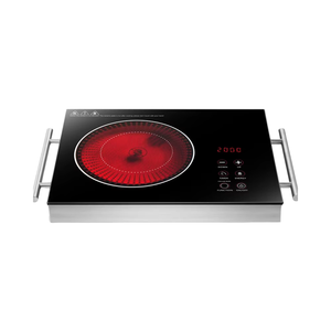 Table de cuisson infrarouge portable 2200W à brûleur unique pour la maison, avec capteur tactile et poignée, en acier inoxydable, cuisinière à induction domestique - Product Image 1