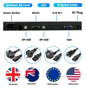 Side LED ánh sáng IPS FHD 1080P 10-điểm cảm ứng điện dung 21.5 27 <span class=keywords><strong>32</strong></span> 43 <span class=keywords><strong>inch</strong></span> cảm ứng màn hình Màn hình cho chơi game tủ - Product Image 6