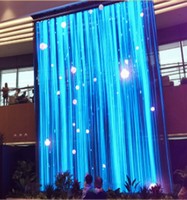 Mur holographique Muxwave à haute transparence pour intérieur, idéal pour les halls d'entrée