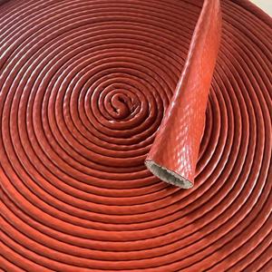 प्रतिरोधी उच्च तापमान प्रतिरोधी थर्मोसुरक्षा पाइप नली कपड़ा फाइबर ग्लास फायर आस्तीन - Product Image 2