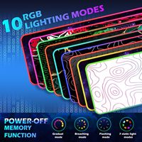 Tapis de souris sans fil RGB 15W personnalisé avec chargeur sans fil tapis de souris de jeu surdimensionné tapis de bureau lumineux LED pour ordinateur de bureau