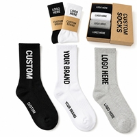 Chaussettes d'entraînement quotidiennes avec logo personnalisé, chaussettes de sport durables pour la marche, l'exercice et la remise en forme en plein air