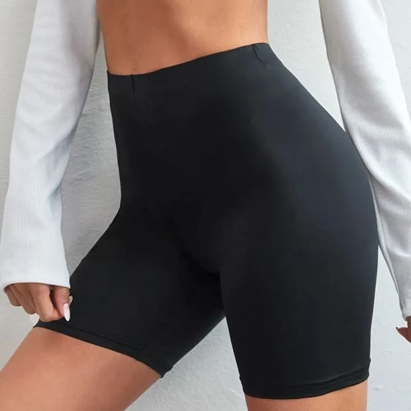 Biker Short Thin Fitness Casual High Waist Fashion Summer Slim Bottoms Black Cycling Girls Shorts Streetwear Women's Shorts
