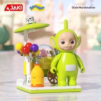 Blocs de construction en plastique, figurines Teletubbies, décorations de scène, jouet de construction unisexe, cadeau d'anniversaire