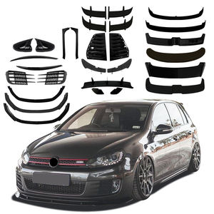Accessoires d'extérieur MK6, couvercle de phare antibrouillard avant, lèvre de paupière, persienne de fenêtre latérale, diffuseur arrière, becquet central de toit pour <span class=keywords><strong>VW</strong></span> <span class=keywords><strong>Golf</strong></span> <span class=keywords><strong>6</strong></span> - Product Image 1
