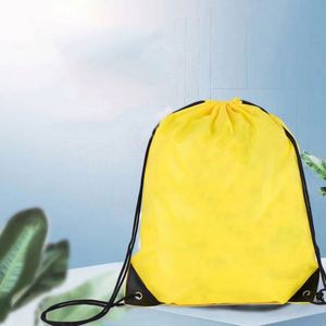 Nylon <b>Waterproof</b> <b>Drawstring</b> <b>Bag</b> Custom logo Polyester Custom Backpack Fitness Exercise <b>Drawstring</b> <b>Bag</b> with logo - Product Image 4