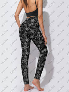 Nuovi Stili di <span class=keywords><strong>Leggings</strong></span> a Vita Alta con Controllo Pancia, Pantaloni da Yoga Senza Cuciture con Tasche, Abbigliamento Femminile Plus Size Personalizzato - Product Image 6