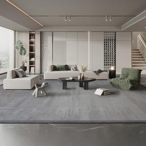 Tapis rectangulaire de style européen sur mesure, tissé à la main, résistant aux taches, pour salon - Product Image 4