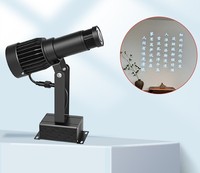 Projecteur de logo LED 45-100W, statique, étanche, avec télécommande optionnelle ou rotative, projecteur publicitaire Gobo