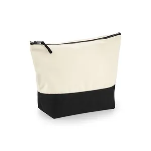 Sac à accessoires en toile avec base enduite M, gadgets personnalisés - Product Image 1