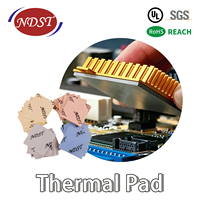 NDST-CP-120-T300 Plaque isolante thermique en silicone à très haute conductivité thermique, basse tension 6kV, haute température
