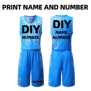 Men's Jersey sets wholesale training breathable basketball team jerseys - Product Image 3