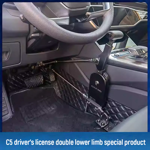 Bộ chuyển đổi phanh tay đầy đủ chi dưới Kép Bộ điều khiển tay cầm tay cho người khuyết tật hệ thống phanh kim loại phía sau - Product Image 4