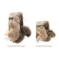 Jouets en peluche interactifs pour chiens All for Paws, écureuil réaliste, jouet en peluche pour animaux de compagnie, jouet qui couine pour chiens, jouet à mâcher pour l'enrichissement et le jeu