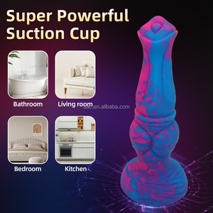 SacKnove Beliebte Sexspielzeug Lebensgröße Große Dicke Gebogene Monster Anal Plug Extender Künstlicher Schwanz Penis Silikon Pferdeschwanz Dildo - Product Image 4