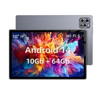 En stock, tablette Android 5.0 avec écran tactile HD IPS de 10,1 pouces, processeur MTK Octa-core 4G