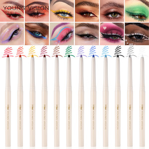 Lápiz Delineador de Ojos en Gel de 12 Colores Young Vision, Resistente al Agua, Giratorio, para Maquillaje de Ojos - Product Image 4