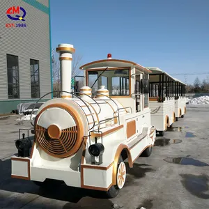 Shopping mall children rides diesel electric train engine tourist amusement train for sale