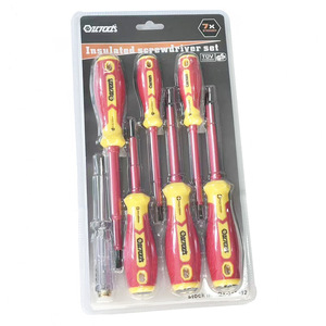Outools Insulated <b>Screwdriver</b> Set 7 Pc Cross Flat Head Electrician Repair Tool - Product Image 1