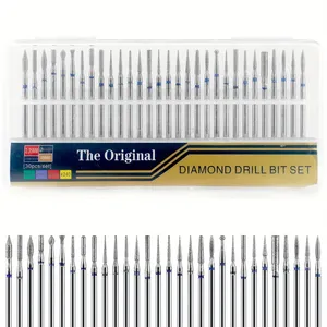 30PCS BOX Diamond Nail Drill Bits Set Precision Cuticle Bits, Highquality Bit Nail Tech Manicure <b>Pedicure</b> Remover <b>Tools</b> - Product Image 3