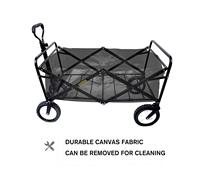 Chariot utilitaire pliant pliable avec roues universelles silencieuses poignée réglable pour Camping jardin sport pique-niques Shopping