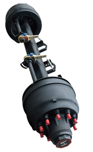 Ejes Personalizados Directo de Fábrica, <span class=keywords><strong>Eje</strong></span> de Servicio Pesado 4x4 y <span class=keywords><strong>Eje</strong></span> de Remolque de 12T <span class=keywords><strong>para</strong></span> <span class=keywords><strong>Semirremolque</strong></span> de Plataforma Baja - Product Image 2