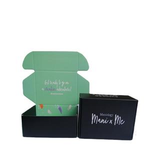 Caja de Cartón Corrugado Reciclable de Buena Calidad, Caja de Envío Impresa Personalizada con Estampado en Dorado para Empaque de Regalos - Product Image 2