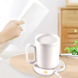 <span class=keywords><strong>Taza</strong></span> de Café Autocalentable de Cerámica, con Control de Temperatura Bluetooth, Carga <span class=keywords><strong>USB</strong></span>, Carga Inalámbrica para Teléfono, para el Hogar, Último Modelo, Más Vendida - Product Image 3