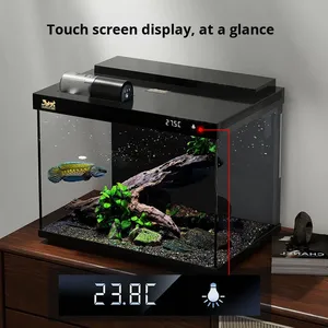 Filtro per Acquario Intelligente <span class=keywords><strong>Sen</strong></span> <span class=keywords><strong>Sen</strong></span>, Vetro Ultra Bianco, Piccolo Acquario Domestico Integrato da Scrivania, Multicolore Variabile, Senza Riscaldamento - Product Image 2