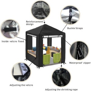 Cubierta Protectora Impermeable para Patio Trasero, de Oxford 210D, para Casa de Juegos <span class=keywords><strong>Infantil</strong></span>, Protección Contra el Polvo, Artículos para el Hogar - Product Image 6