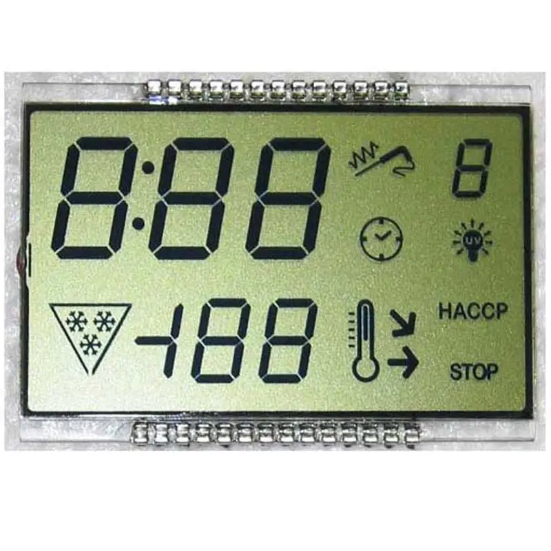 custom tn lcd low power consumption 7 segment display TN HTN STN FSTN BTN VA