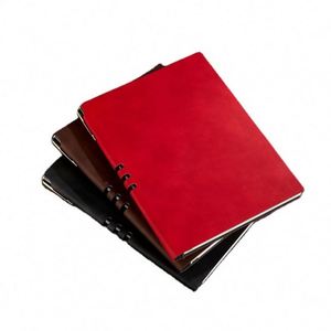 Business A5B5 High Quality Leather Cover Printed <b>Notepad</b> Student Diary Company Corporate Notebook Set - Product Image 2