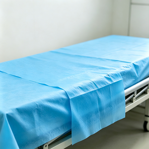 Venta al por mayor de fábrica: Material azul personalizado de 12-25 g/m² para sábanas médicas desechables, tela no tejida SMS - Product Image 4