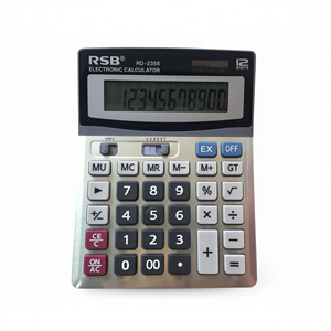 Calculatrice électronique RSB 12 chiffres Grand écran Bureau Maison Finances Plastique Basique - Product Image 2