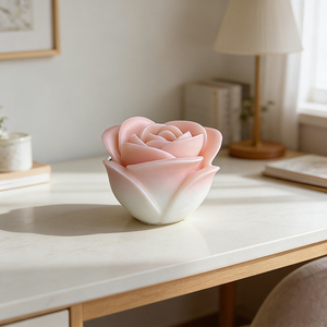 Molde de silicona para portavelas de tulipán, kit de manualidades de yeso para difusor de aromaterapia con aroma a tulipán, molde para hacer regalos florales - Product Image 6